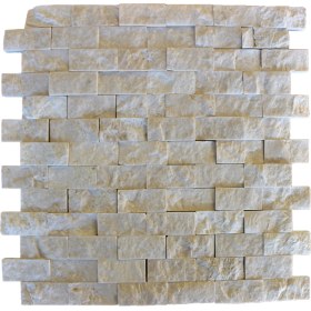 Resim Mym Bej Mermer Patlatma Mozaik 