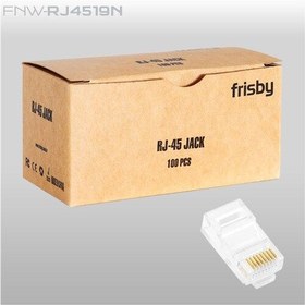 Resim Frisby FNW-RJ4519N RJ45 UTP 100'lü Altın Uç Konnektör 