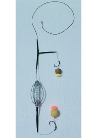 Resim Çift Boili'li Gezer Yaylı Sazan Rig Takımı - Mısır Ve Balık Midye 