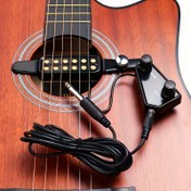 Resim VVIA P-011 Akustik Gitar Pikapı - 12 Delikli Manyetik Transdüser, Geliştirilmiş Ses, Ayarlanabilir Ses & Ton Kontrolü, Premium Ses Kablosu ve Tam Aksesuar Seti Dahil 