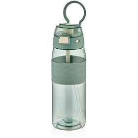 Resim Shotay ST-7202 600ml Yeşil Pipetli Tritan Matara 