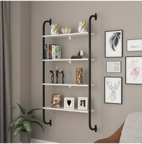 Resim Sensamobilya Sensa Modüler Mobilya Metal Kitaplık Duvar Rafı 1002 