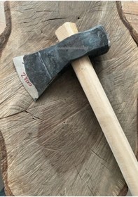 Resim Aki Dövme Çelik Odun Kırma Baltası Odun Yarma Baltası El Yapımı 2800gr Saplı 