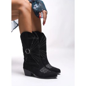 Resim Riccon Ezauviah Kadın Nakışlı Western Çizme 001289 