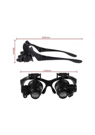 Resim Nikula-Gözlük Modeli 10X 15X 20X 25X Lens.2Led Işıklı.Büyüteç 