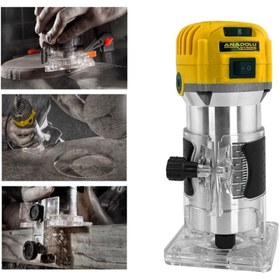 Resim Anadolupower Ans1028 600w Formika Traşlama Freze Makinası 