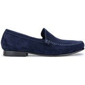 Resim D.leporı Erkek Hakiki Deri Lacivert Süet Loafer Ayakkabı 1018 01 Erk Ayk Y24 Blu Suede Çok Renkli 