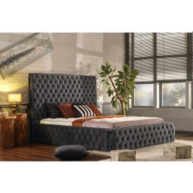 Resim Nivabaza Çift Kişilik Baza Başlık Havuzlu Set Hıgh Mountaın Yatak Hariç 