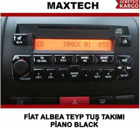 Resim Fiat Albea Teyp Tuş Takımı Pianoblack Albea Tuş Takı. 