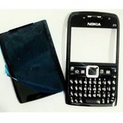 Resim depomya Nokia E71 Ön Arka Kapak Ve Tuş Takımı Siyah 