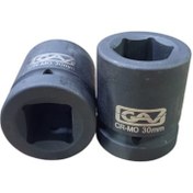 Resim Gav 1'' 30mm Kısa Siyah Lokma 1 Adet 