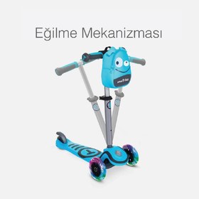 Resim SmarTrike T1 3’ü 1 Arada Oturaklı ve Çantalı Çocuk Scooterı 15 Ay-5 Yaş Mavi 