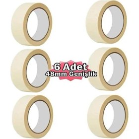 Resim Vege 6 Adet Maskeleme Bandı-Kağıt Bant (Süper Yapışkan) 