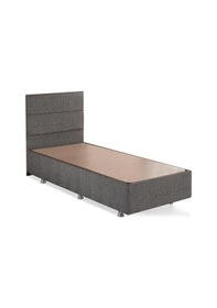 Resim Nironyatak Niron Silver Baza Ve Başlık Seti 100 x 200 CM Cm Tek Kişilik Kaydırmaz 