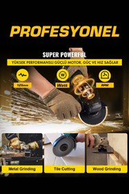 Resim Newstar New Star 125mm akülü şarjlı taşlama sarı 