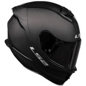 Resim Ls2 Sttream 2 Siyah Cam Mat Siyah Kask + Şeffaf Cam 