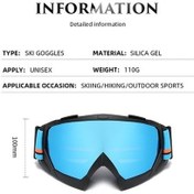 Resim Jokmae Lichen Buğu Önleyici Kayak Gözlükleri, Açık Hava Spor Gözlükleri Ye 