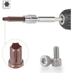 Resim RICO T25 Torx Bits Uç Kaplamalı 150 mm 
