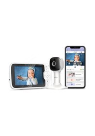 Resim Hubble Nursery Pal Cloud Dijital Bebek Kamerası 