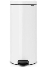 Resim Brabantia Çöp Kutusu 30 Litre Newicon Pedallı Beyaz 111785 
