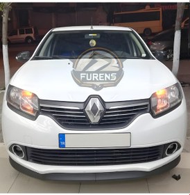 Resim Renault Symbol 2013-2020 Uyumlu H Lip Esnek Ön Lip 2 Parça Karlık Ön Ek Tampon Altı Dill 