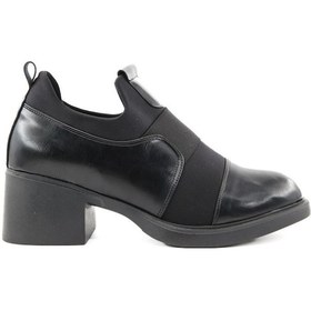 Resim Miss Park Moda 207 K6668 Loafer Siyah Kadın Günlük Ayakkabı Siyah 