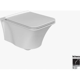 Resim Turkuaz Seramik Cerastyle Ibiza Rimless Asma Klozet + Yavaş Kapanır Kapak 