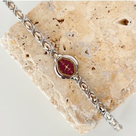 Resim Vesce Atelier Tuva Gold gri Saat 