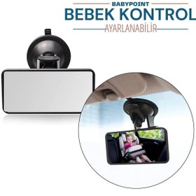 Resim Transformacion BABYPOINT Ayarlanabilir Bebek Araç Aynası – Güvenli Sürüş İçin Geniş Görüş 428863 