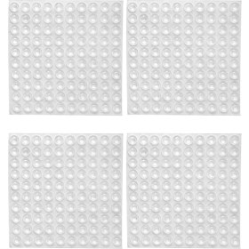 Resim Bueattuh 400X Şeffaf Kauçuk Ayaklar Yapışkan Tampon Padleri Kendi Kendi Çubuk Tamponları Ses Sönümleme Kapı Dolabı Tampon Pedler 8 x 2 5mm (Yurt Dışından) 