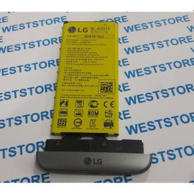 Resim Lg G5 Buzzer Alt Kapak Full+Şarj Soketi Siyah+Batarya Pil 