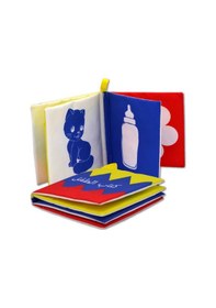 Resim Tox Arapça Ana Renkler Bebek Kumaş Sessiz Kitap A062 - Bez Kitap , Eğitici Oyuncak , Yumuşak Ve Hışırtılı 