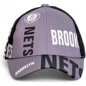 Resim Gri Brookly Nets Basketbol Beyzbol Şapkası - Standart Gri 