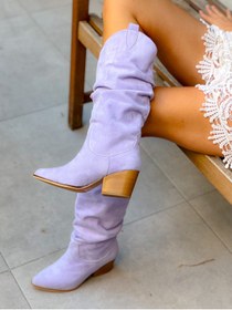 Resim irmona Terry Lila Dana Süet Körüklü Dallas Çizme 