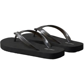 Resim Calvin Klein FLIP FLOP TPU METALL Siyah Kadın Parmak Arası Terlik 