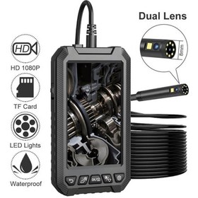 Resim Myscope Endoskop Kamera Çift Lens Yılan Kamera 1080P Ekranlı 10mt 