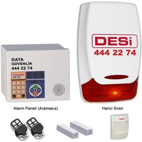 Resim Desi HS-102 Metaline WKS Alarm Sistemi 