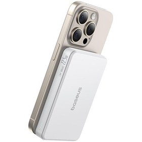 Resim Baseus Airpow II Qi2 10000 mAh 15W Kablosuz - 22.5W USB-A - 20W PD USB-C MagSafe Powerbank 