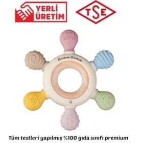 Resim Peri Store Bamm Bamm Diş Kaşıyıcı Yerli Üretim Silikon Hafif ve Rahat Kavranır 