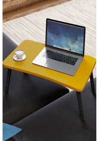 Resim Intergo-Eticaret Renkli Laptop Sehpası Katlanabilir Yatak Koltuk Üstü Kahvaltı Bilgisayar Sehpası 
