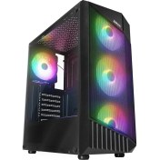 Resim Zeiron Montreal 4X120MM Rgb Fanlı Mesh Panel Mid-Tower Gaming Oyuncu Bilgisayar Kasası 