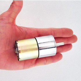 Resim Genel Markalar ZGA37RG 12V 37mm 10Rpm Redüktörlü DC Motor Metal Dişli Yüksek Tork Kuvvet Robot Oyuncak RC Araba 