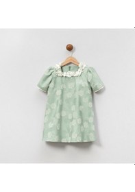 Resim Xo Kids Kız Çocuk Elbise 2-6 Yaş 7022 mint 