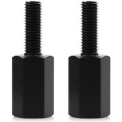 Resim Lemestar Siyah Alüminyum Alaşımlı Koltuk Yükseltici - 2'li Paket 10.5x7x4.5 Cm 