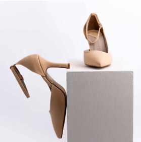 Resim RUXENE Vita Kapalı Sivri Burun 9cm Ince Topuk Bantlı Stiletto - Topuklu Ayakkabı 