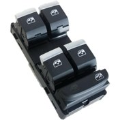 Resim FESAN Audi A6 C8 Kasa Sol Dörtlü Cam Açma Düğmesi Anahtar2ı 2018--2021 