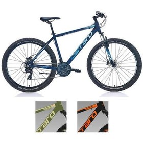 Resim Carraro Force 720 Erkek Dağ Bisikleti 482h Hd 27.5 Jant 21 Vites Mat Koyu Mavi Açık Mavi Gümüş 