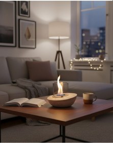 Resim Reyo Stove Lazuli Masaüstü Bioethanol Şömine 