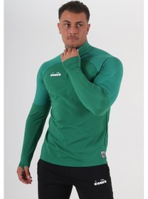 Resim Diadora Premium Antrenman Eşofmanı Tek Üst Yeşil 