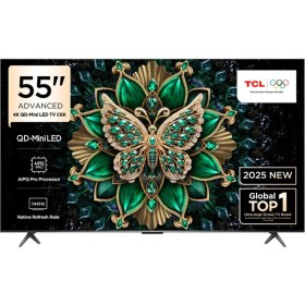 Resim TCL 55C6K 4K UHD QD-MINILED 55" 144HZ GOOGLE TV 